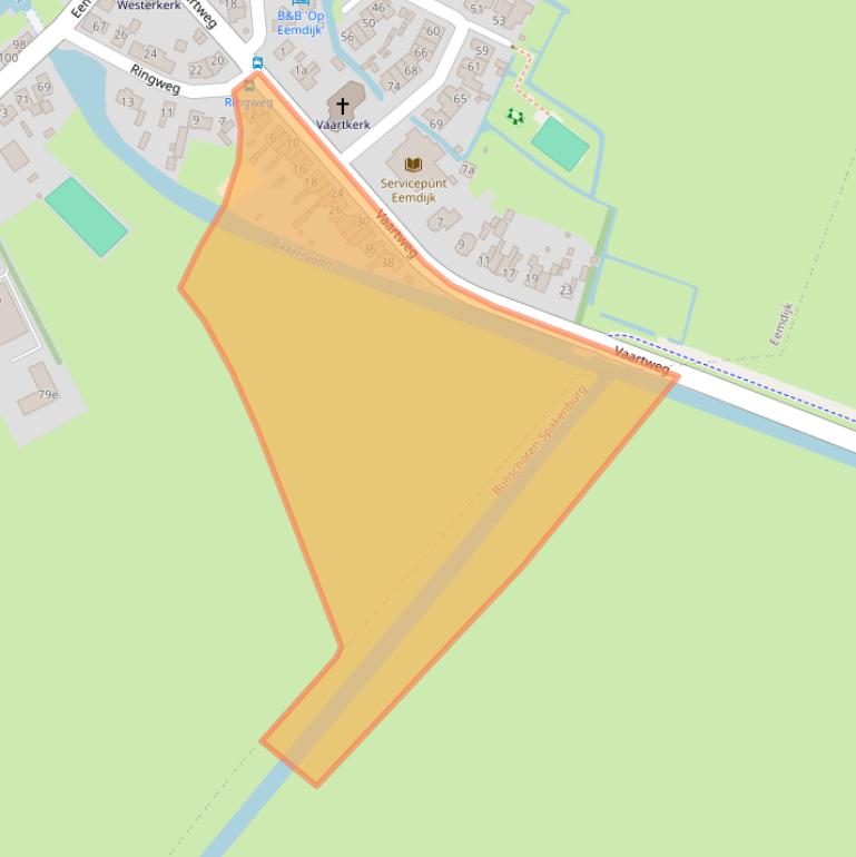 Kaart van postcodegebied 3754NB.