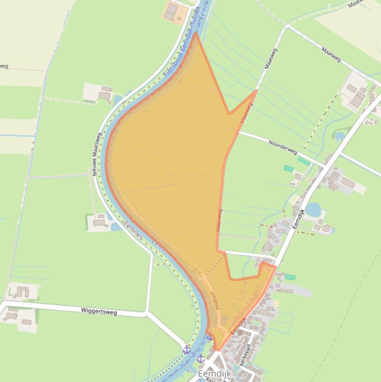 Kaart van postcodegebied 3754NJ.