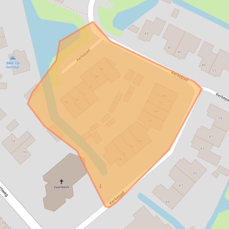 Kaart van postcodegebied 3754NT.