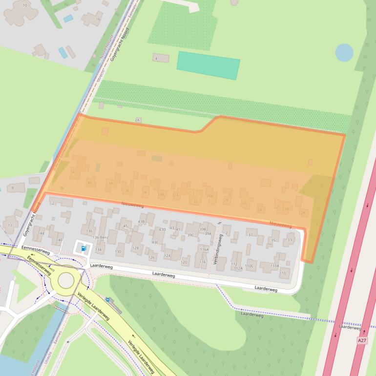 Kaart van postcodegebied 3755AD.