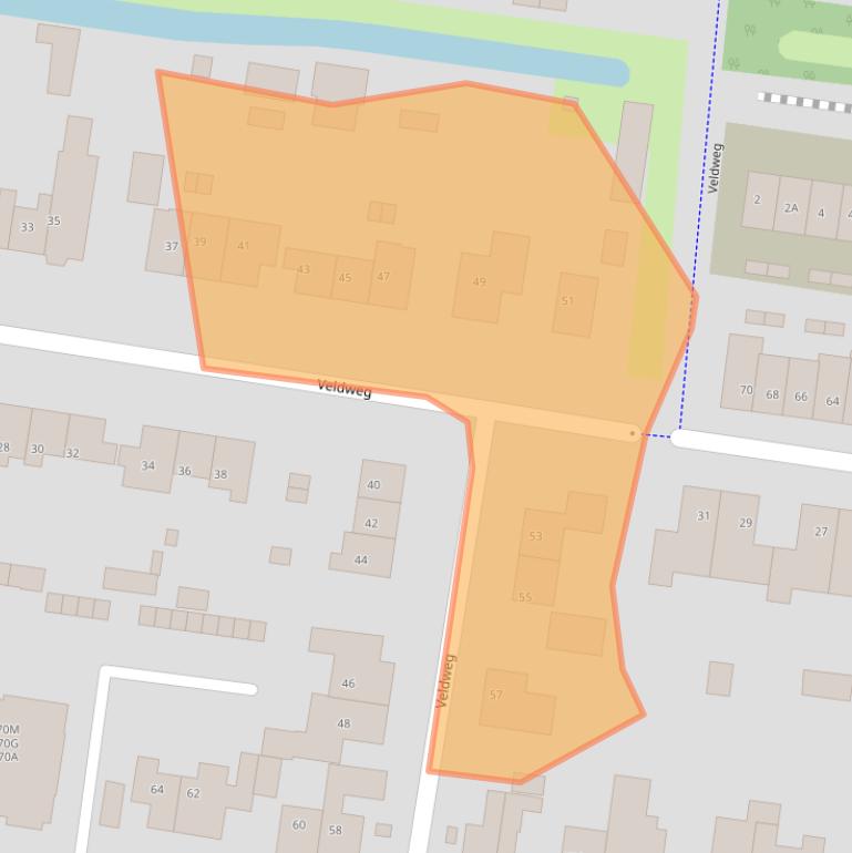 Kaart van postcodegebied 3755AH.