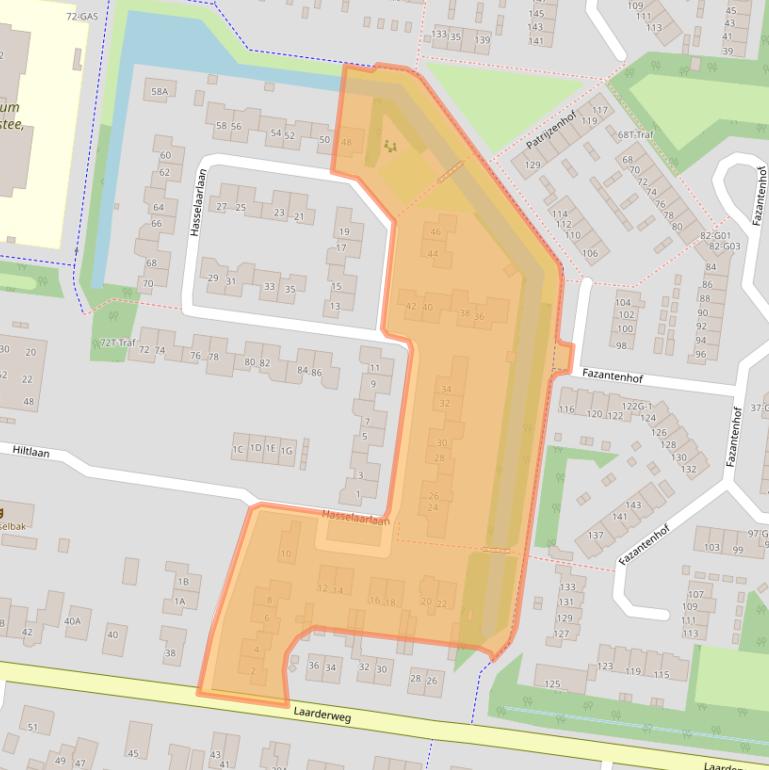 Kaart van postcodegebied 3755AW.