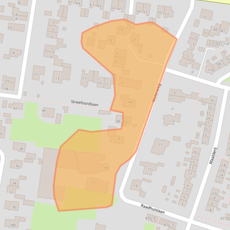 Kaart van postcodegebied 3755BD.