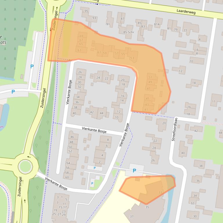 Kaart van postcodegebied 3755BG.