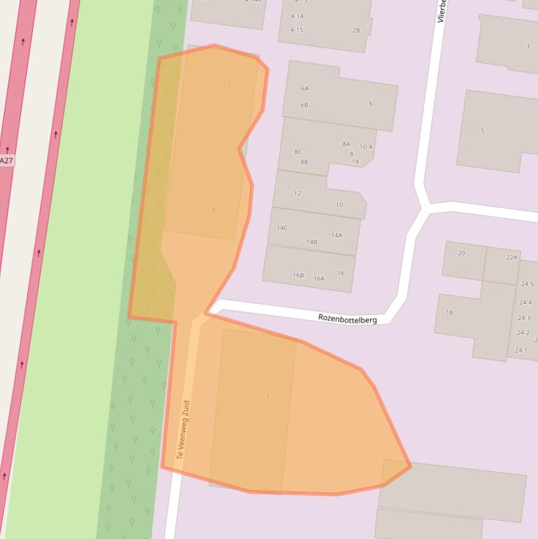 Kaart van postcodegebied 3755BR.