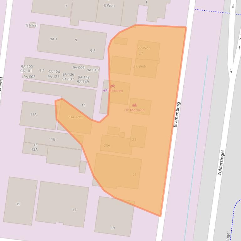 Kaart van postcodegebied 3755BW.