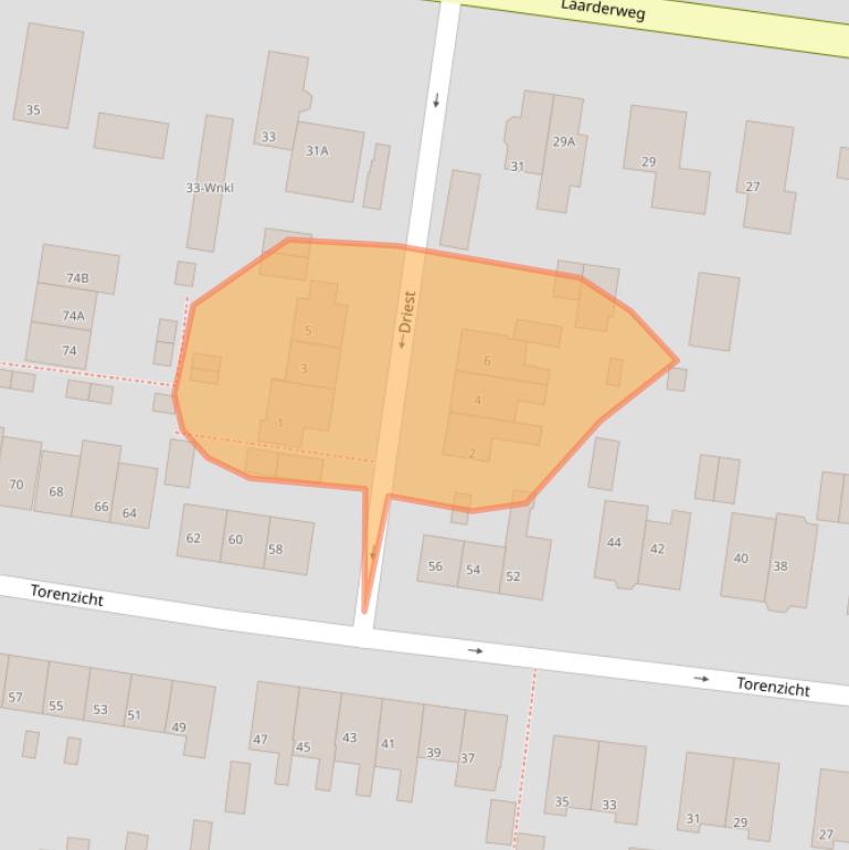 Kaart van postcodegebied 3755CH.