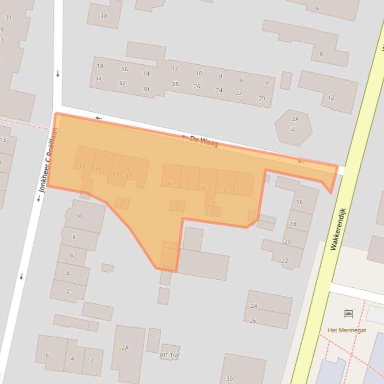 Kaart van postcodegebied 3755CM.