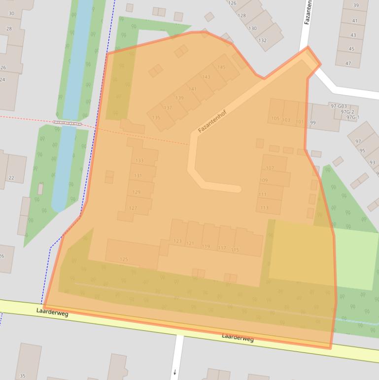 Kaart van postcodegebied 3755EG.