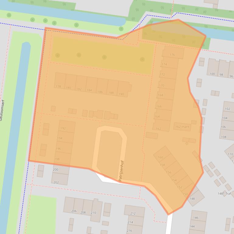 Kaart van postcodegebied 3755EW.
