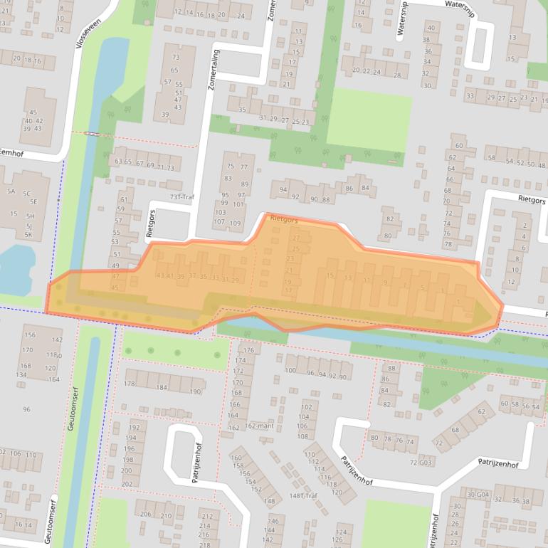 Kaart van postcodegebied 3755GA.
