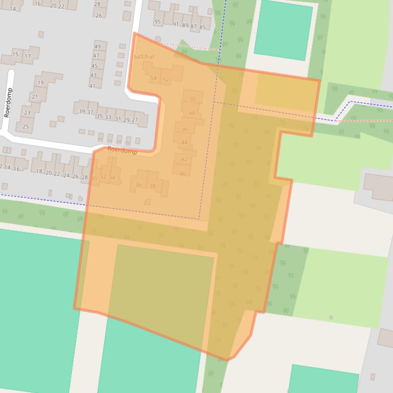 Kaart van postcodegebied 3755GJ.