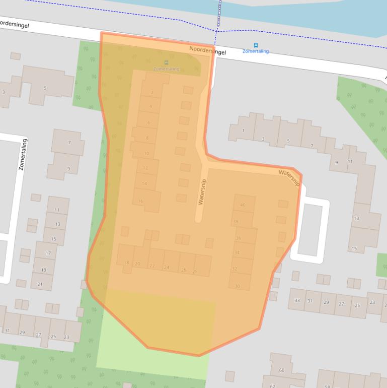 Kaart van postcodegebied 3755GL.