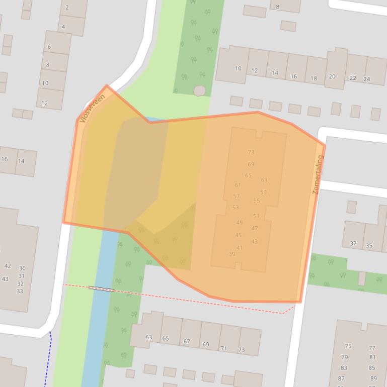 Kaart van postcodegebied 3755GN.