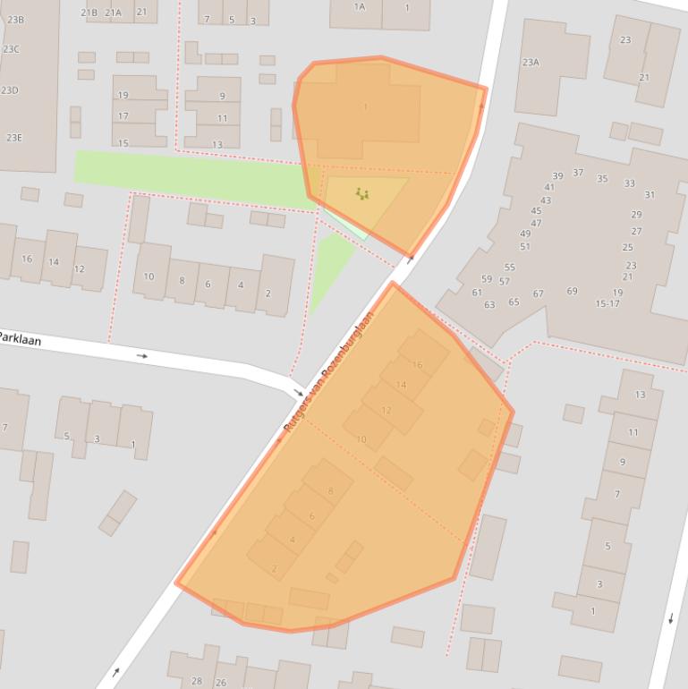Kaart van postcodegebied 3755HE.