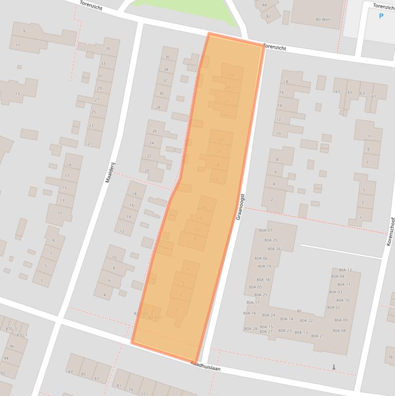 Kaart van postcodegebied 3755HN.