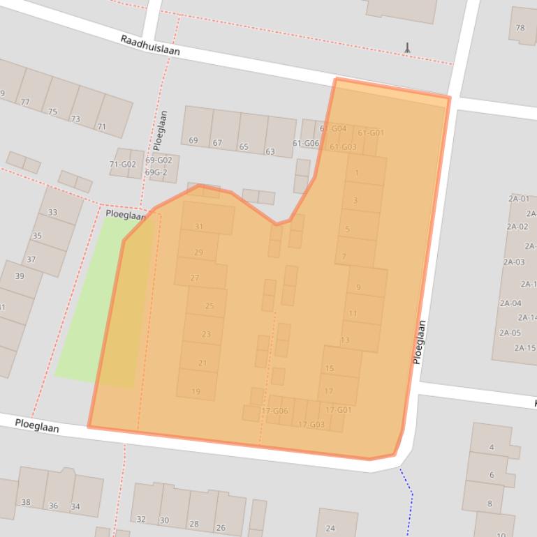 Kaart van postcodegebied 3755HR.