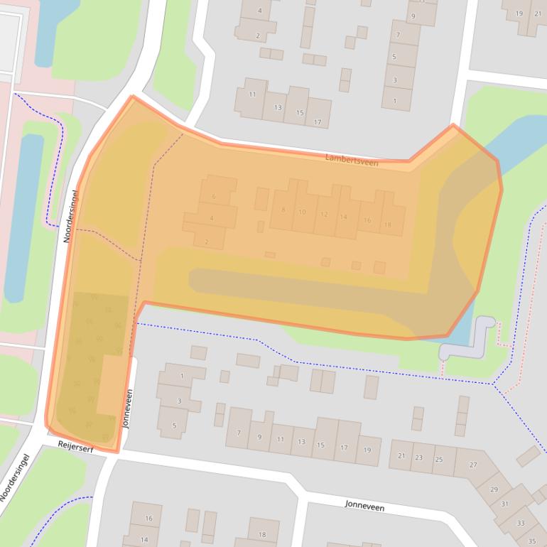Kaart van postcodegebied 3755JE.