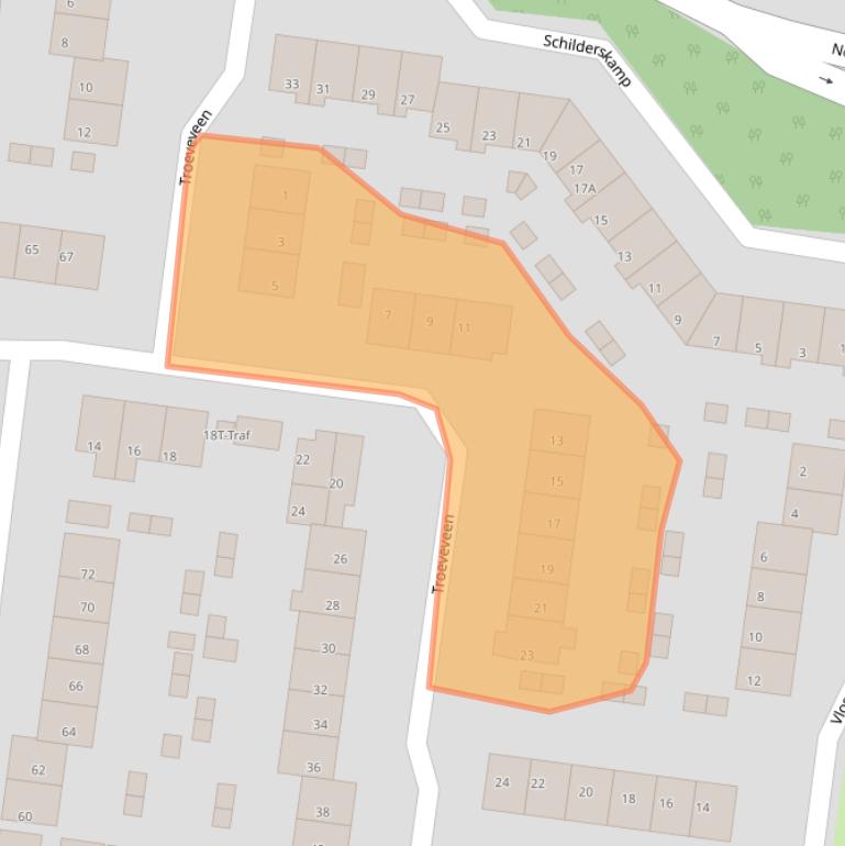 Kaart van postcodegebied 3755JV.