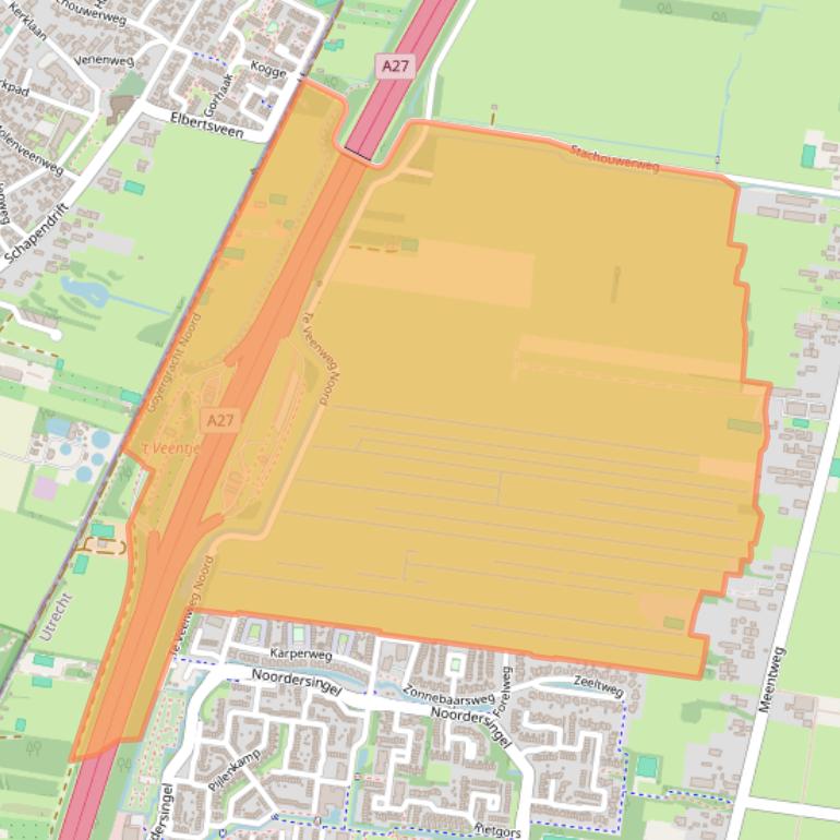 Kaart van postcodegebied 3755MN.