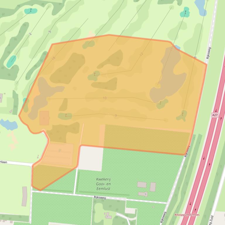 Kaart van postcodegebied 3755MP.