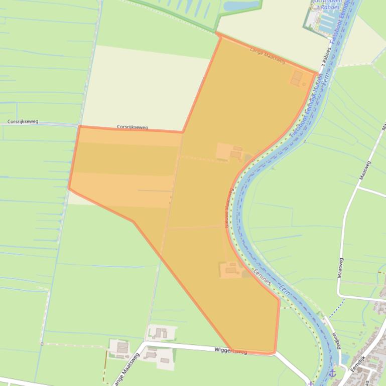 Kaart van postcodegebied 3755NP.