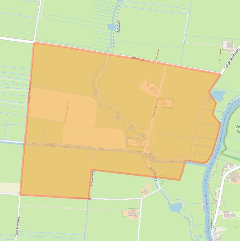 Kaart van postcodegebied 3755PK.