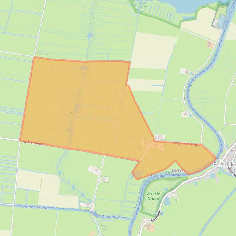 Kaart van postcodegebied 3755PL.