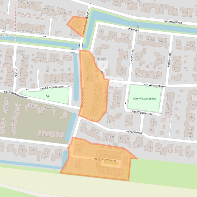 Kaart van postcodegebied 3755SE.