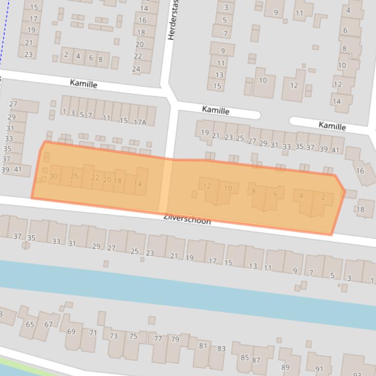 Kaart van postcodegebied 3755TG.