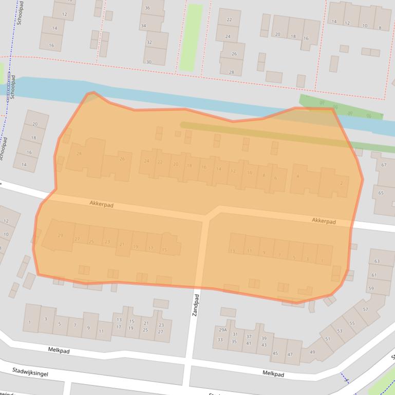 Kaart van postcodegebied 3755TL.