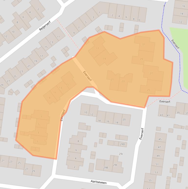Kaart van postcodegebied 3755VH.