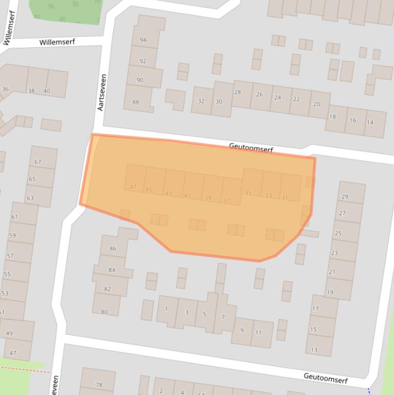 Kaart van postcodegebied 3755VM.