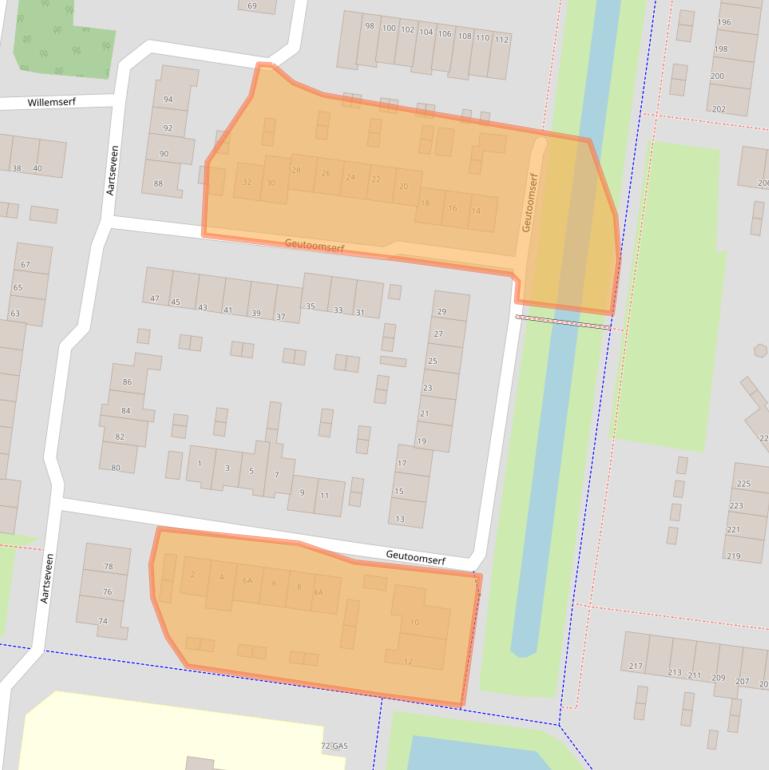 Kaart van postcodegebied 3755VN.
