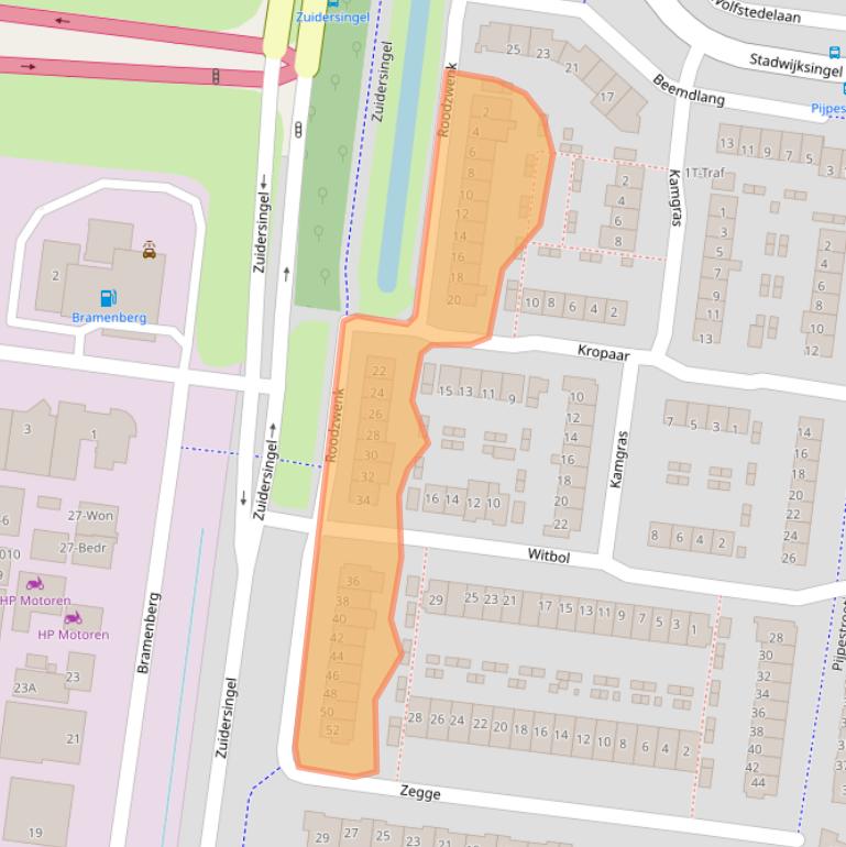 Kaart van postcodegebied 3755WL.
