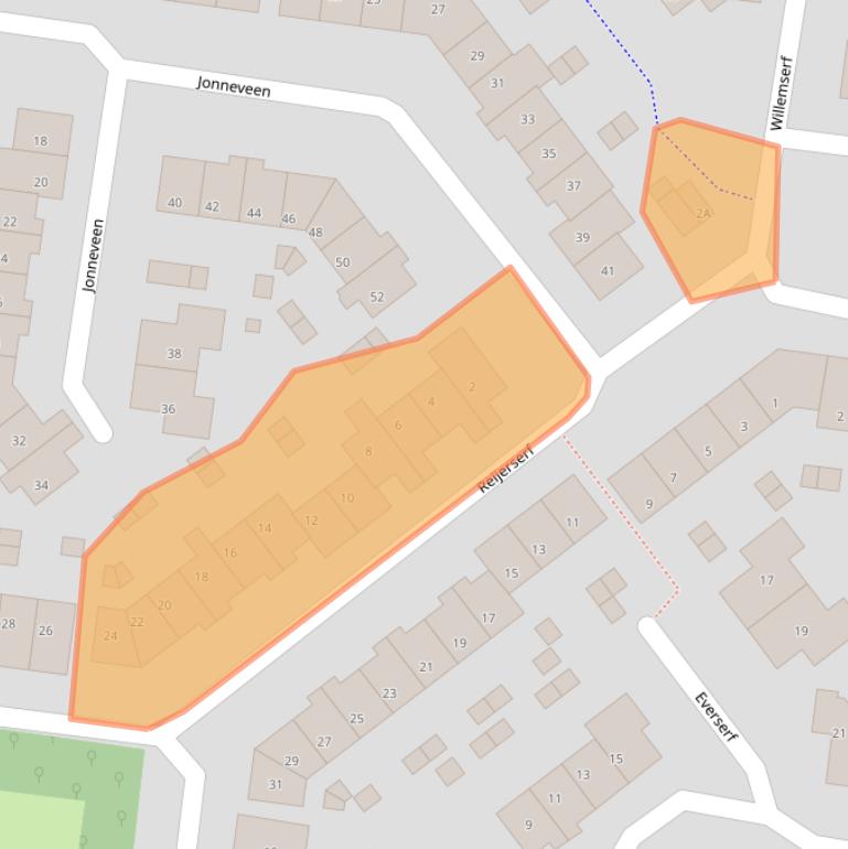Kaart van postcodegebied 3755XE.