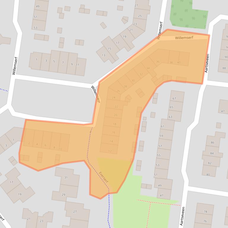 Kaart van postcodegebied 3755XK.