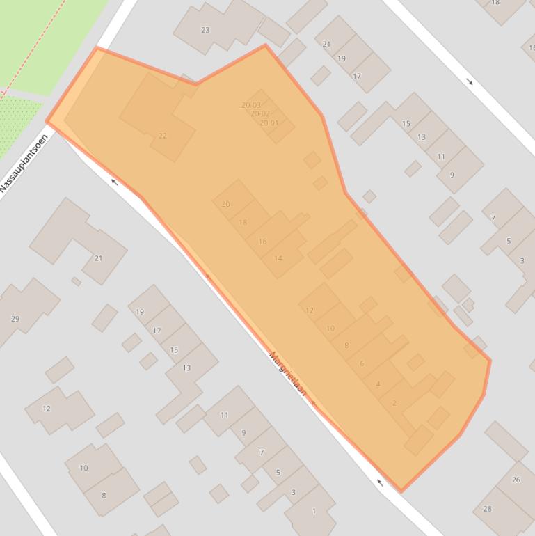 Kaart van postcodegebied 3761AE.