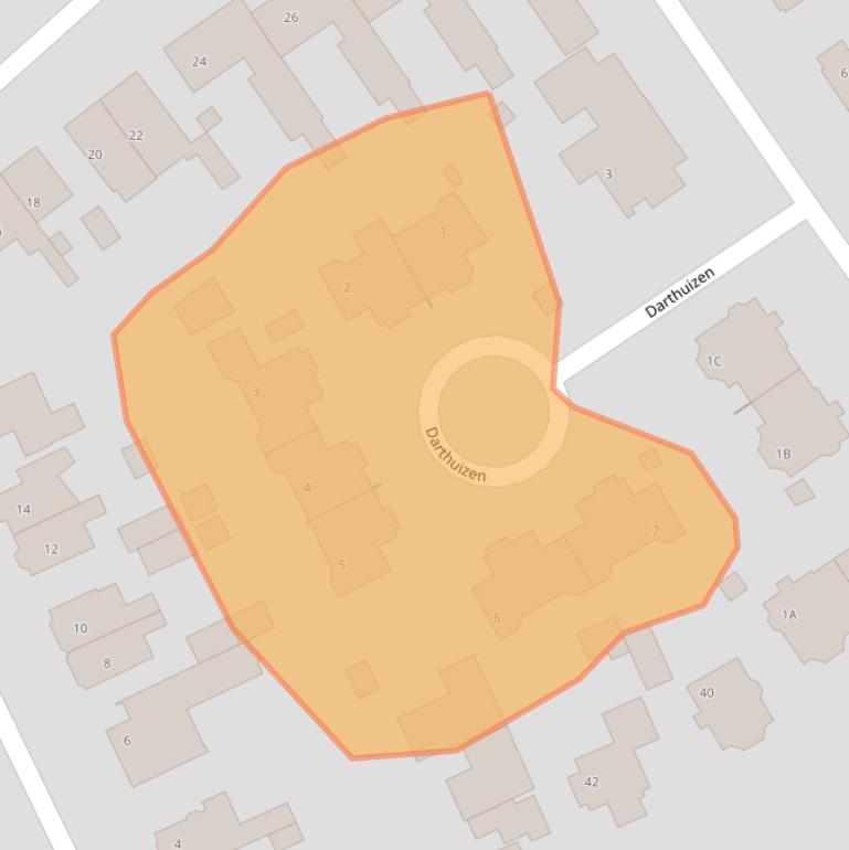 Kaart van postcodegebied 3761AP.