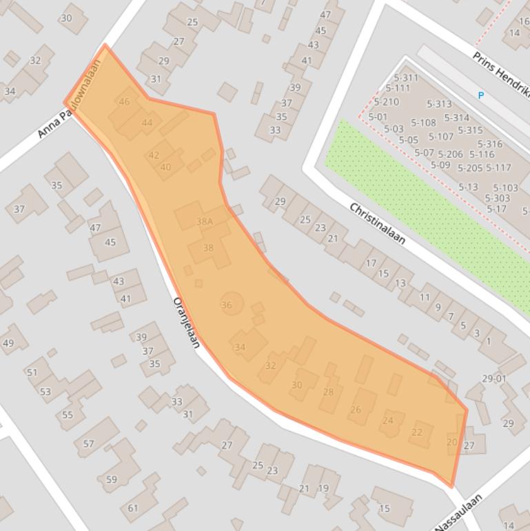 Kaart van postcodegebied 3761BX.