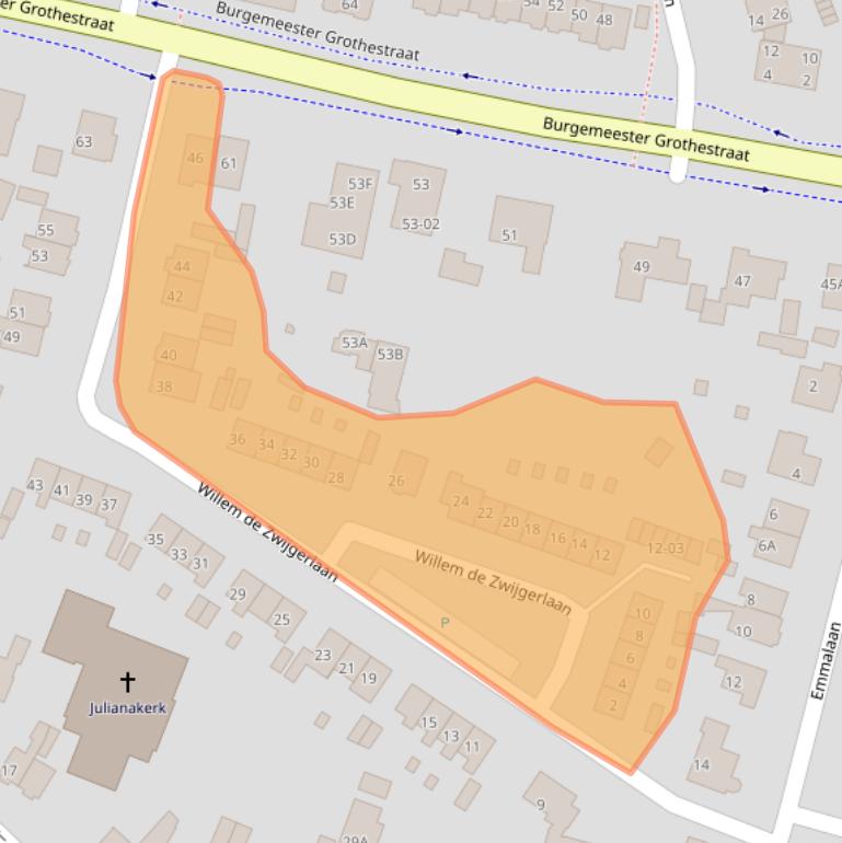 Kaart van postcodegebied 3761CR.