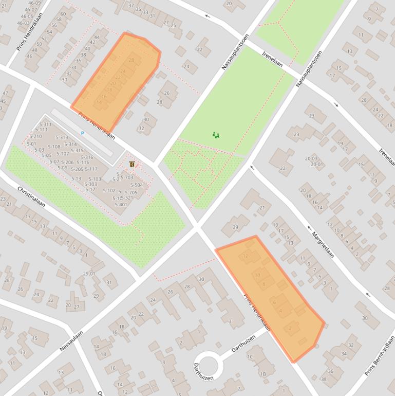 Kaart van postcodegebied 3761DV.