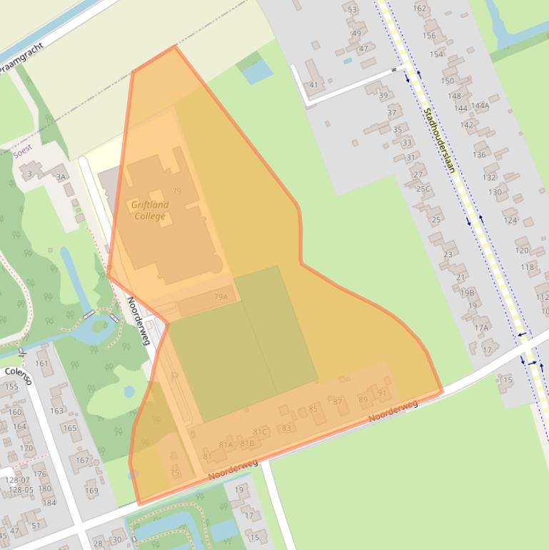 Kaart van postcodegebied 3761EV.