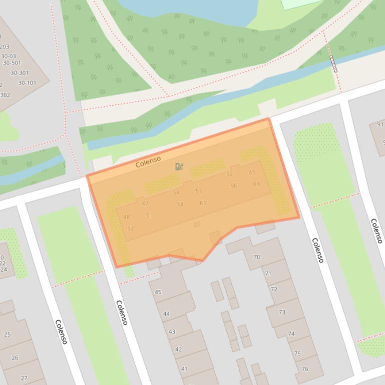 Kaart van postcodegebied 3761GH.