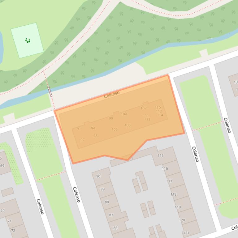 Kaart van postcodegebied 3761GK.