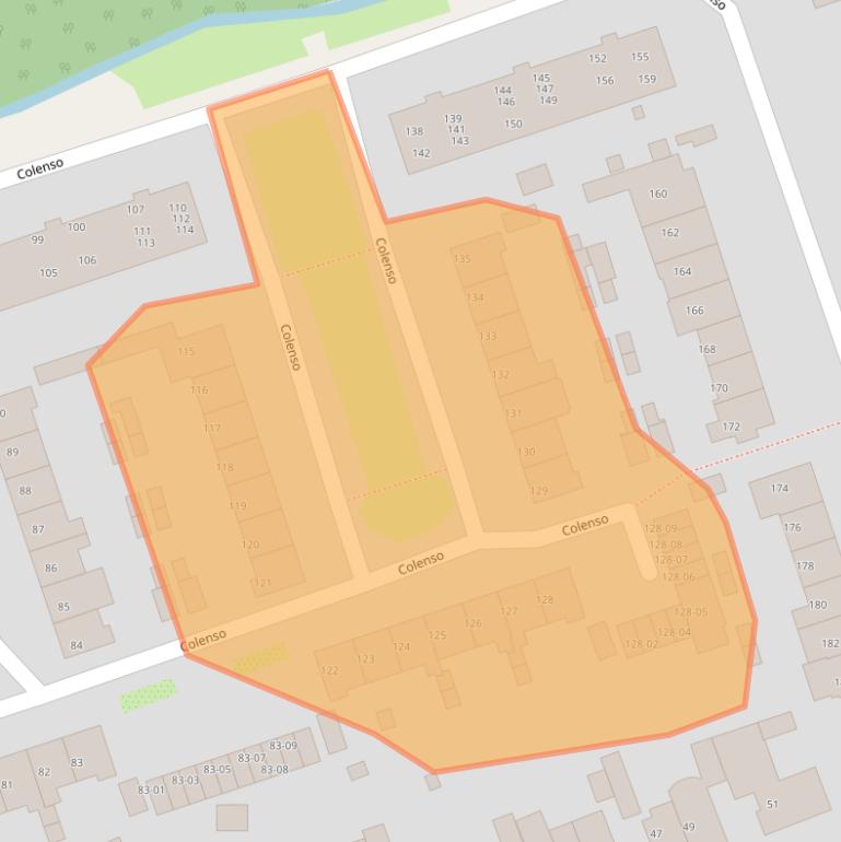 Kaart van postcodegebied 3761GL.