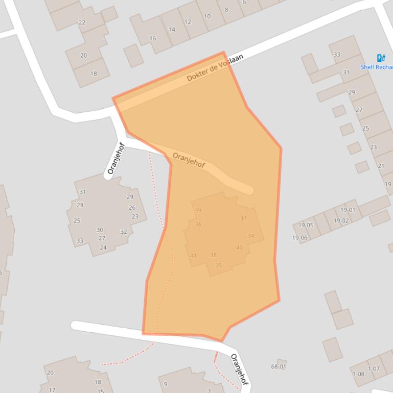 Kaart van postcodegebied 3761KD.