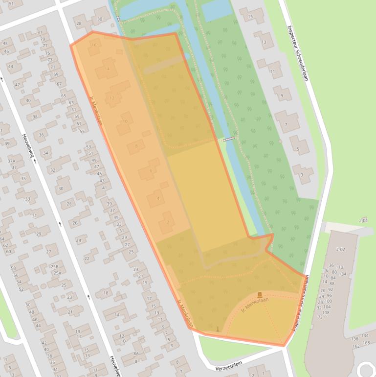 Kaart van postcodegebied 3761XA.