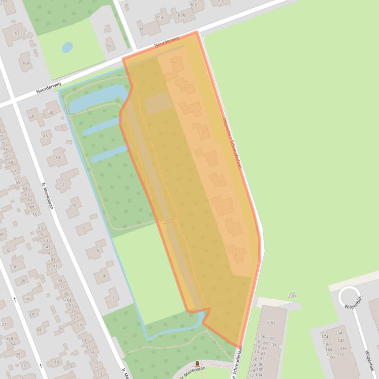 Kaart van postcodegebied 3761XC.