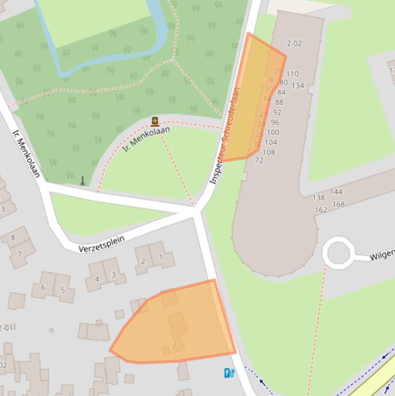 Kaart van postcodegebied 3761XE.